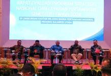 Kantah Tomohon Ikuti Rapat Evaluasi PSN dan Layanan Pertanahan