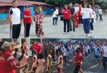 Pembukaan HUT Kemerdekaan RI Ke-81 Tombariri Diawali Jalan Sehat dan Senam Bersama