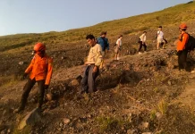 Tersesat, Empat Pendaki Gunung Lokon Ditemukan Selamat oleh Tim SAR Gabungan