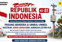 PLN Ajak Warga Pasang Bendera Merah Putih dengan Tetap Utamakan Keselamatan