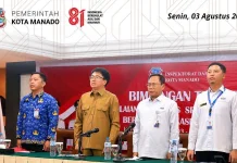 Wali Kota Manado Buka Bimtek Penilaian Maturitas SPIP Terintegrasi