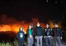 Wabup Mitra Pantau Langsung Kebakaran Gunung Soputan