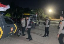 Pastikan Kamtibmas Terjaga, Sat Samapta Polresta Manado Gencarkan Patroli