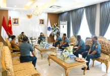 Bahas Joy Sailing HUT Ke-1 Kodaeral VIII, Wadan Kodaeral Audiens dengan Gubernur
