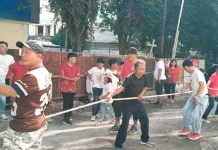 Lomba Tarik Tambang HUT GMIM Paulus TWM Manado