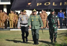 Kasdam Merdeka Hadiri Apel Gelar Pasukan Tanggap Bencana Dampak El Nino