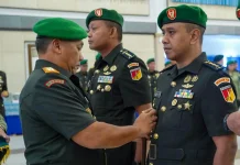 Pangdam Merdeka Pimpin Sertijab Sejumlah Pejabat Utama