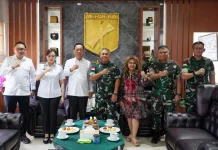 Pangdam XIII/Merdeka Terima Audiensi Pemkot Tomohon