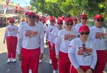 Kecamatan Dimembe Peserta Lomba Gerak Jalan Tingkat Kabupaten Minut