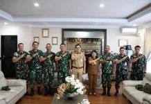 Danlanud Sam Ratulangi Pererat Sinergi Dengan Pemkab Minut