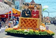 Polda Sulut Ramaikan Parade Kendaraan Hias TIFF 2026 di Tomohon