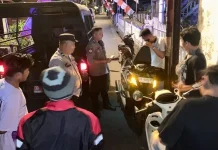 Patroli tengah Malam, Polsek Sario Sisir Permukiman hingga Stadion Klabat