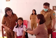Puskesmas Airmadidi Gelar Program BIAS di SD Katolik Airmadidi Atas