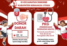 Semarak Kemerdekaan, Kecamatan Dimembe Bakal Gelar Donor Darah dan PKG