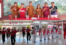 Semarak HUT RI ke-81, Tombariri Gelar Lomba Senam