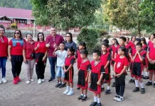 Pemdes Batu Liksel Gelar Jalan Sehat Sambut HUT RI ke 81 Tahun