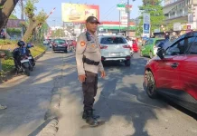 Polsek Mapanget Gelar Pos Cakalang Pagi, Cegah Kemacetan dan Pelanggaran Lalin