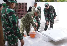 Pangdam Merdeka Tinjau Langsung Karya Bakti Skala Besar di Miangas