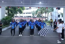 Ketua PIA Ardhya Garini Apresiasi Peserta Lomba Gerak Jalan Lanud Sam Ratulangi
