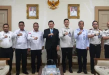 Sinergi Penegasan Status Kewarganegaraan, Kakanwil Ditjenim Sambangi Wagub Sulu