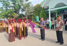 Kemenag Bolsel Gelar Gema Madrasah Pramuka Angkatan I di MIN 1 Bolsel