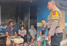 Jumat Bacirita Polsek Singkil, Polisi Ajak Warga Bersama Jaga Kamtibmas