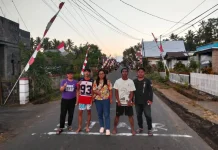 Semarak Hari Proklamasi 2026, Wanua Klabat Gelar Lomba Lari Estafet