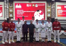 SMAN 7 Manado pada Pengukuhan Paskibra dan Persiapan Upacara HUT RI ke-81