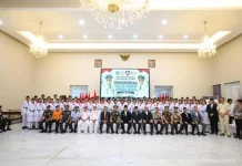 Kanwil Kemenkum Sulut Hadiri Pengukuhan Paskibraka Sulut 2026
