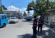 Cegah Kepadatan, Sat Samapta Polresta Manado Laksanakan Pengaturan Arus Lalin