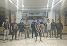 URC Resmob Polres Tomohon Amankan Pelaku Penganiayaan Gunakan Sajam