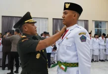 Pangdam XIII/Merdeka Hadiri Pengukuhan Paskibraka Tingkat Sulut