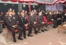 Sekda Roring Hadiri Upacara Taptu dan Pawai Obor Sambut HUT RI ke-81