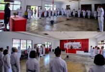 Camat Tombariri Kukuhkan Paskibra HUT RI Ke-81 Kecamatan