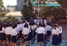 Upacara HUT RI ke-81 Yayasan Pendidikan Katolik Keuskupan Manado