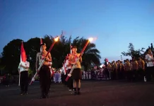 Taptu dan Pawai Obor Minahasa Kobarkan Semangat Kebangsaan