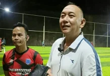 Ditpolairud Polda Sulut dan Persma AllStar Adu Strategi di Mini Soccer