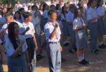 Kuatkan Disiplin dan Semangat, SMKN PP Kalasey Gelar Apel Pagi Siswa