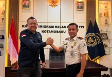 PWI Kotamobagu dan Imigrasi Perkuat Sinergi