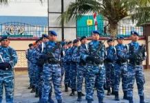 Personel Lanud Sam Ratulangi Ikuti Upacara Pawai Taptu