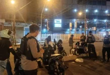Rayon Pantera Polresta Manado Patroli Semalaman, Jaga Kamtibmas Tetap Kondusif