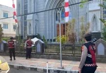 Paja Somat Digelar, Polresta Manado Perketat Pengamanan Ibadah Minggu di Gereja