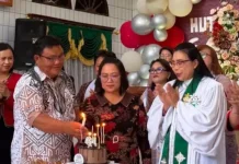 HUT ke-64, Jemaat GMIM Imanuel Lowian Diminta Terus Bertumbuh