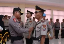 Sertijab Kabag Log Polres Kotamobagu, AKP Jaya Simbala Resmi Jabat Posisi Baru