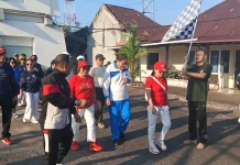 Jalan Sehat Awali Rangkaian Kegiatan Menyambut HUT Radio ke-81 di RRI Manado