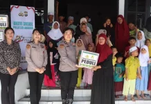 Polwan Polresta Manado Salurkan Bantuan untuk Panti Asuhan jelang Hari Jadi ke-78