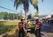 Jaga Kamtibmas, Tim Pantera Presisi Polres Kotamobagu Sambangi Pasar Poyowa Kecil