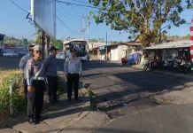 Polsek Malalayang, Dishub dan POM AD Tertibkan Mikrolet di Terminal Malalayang