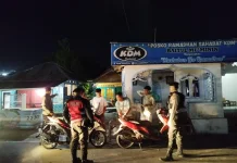 Tim Pantera Presisi Bersama Pamapta Laksanakan Patroli di Desa Poyowa Besar