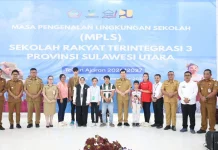 Wagub Victor Mailangkay Buka MPLS Sekolah Rakyat Terintegrasi 3 Sulut